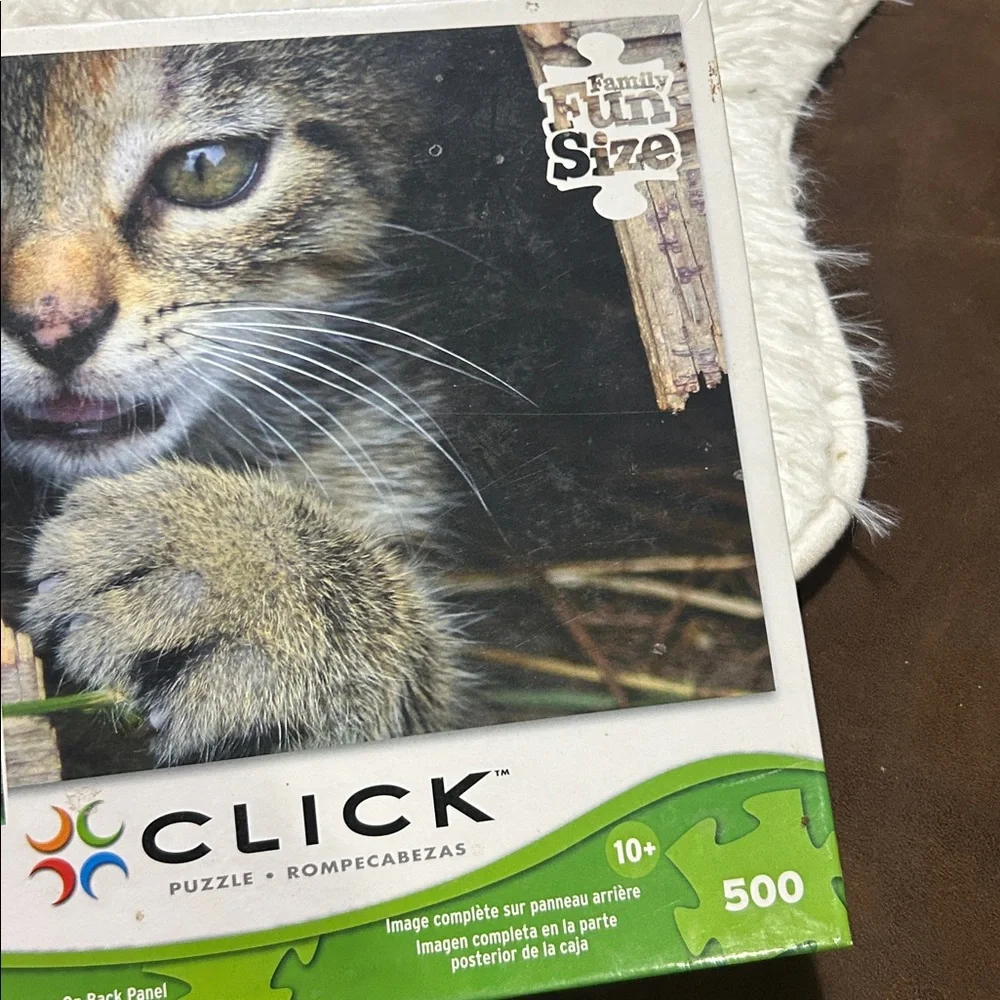 🩶5/$30 Click by Mega 500 Piece Cat Tabby Kitten Puzzle